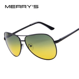 Sunglasses - MERRYS Men's Sunglasses Night Vision Driving Sunglasses 100% Polarized