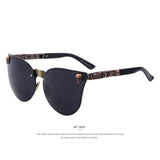 Women's Gothic skull Sunglasses with Metal Frame Temple & UV400