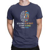 Intelligence Is The Ability To Adapt To Change Vintage Science Slogan T-Shirt