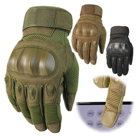 Tactical Mechanics Safety Work Impact Gloves Outdoor Full Finger Gloves Touch Screen High Impact Resistant Breathable Gloves