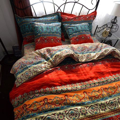 Bohemian bedding sets with duvet cover and Pillowcases