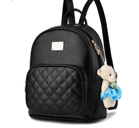 Women Backpack with Teddy